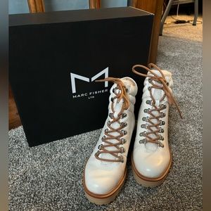 Marc Fisher Shearling Boots New